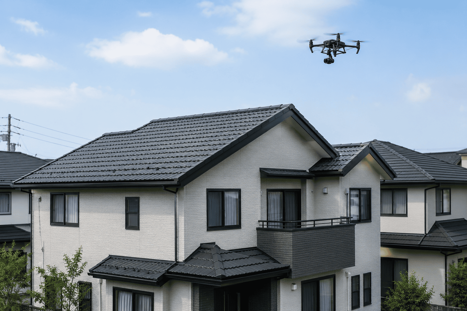 ドローン活用の屋根工事！点検のメリットと注意点をご紹介